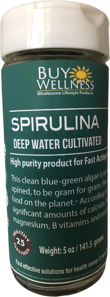 Buy Wellness Certified Organic Spirulina Pure Raw Vegan Superfood Super good for Eye Health