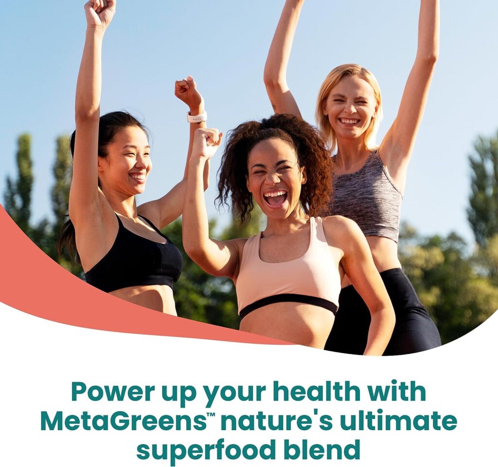 Univera Metagreens, Green Superfoods Blend, Powder, Smoothie Mix w/Organic Spirulina, Vital Antixoidants, Alkalize, Detoxify, Vegan, Non-GMO, 30-Day Supply